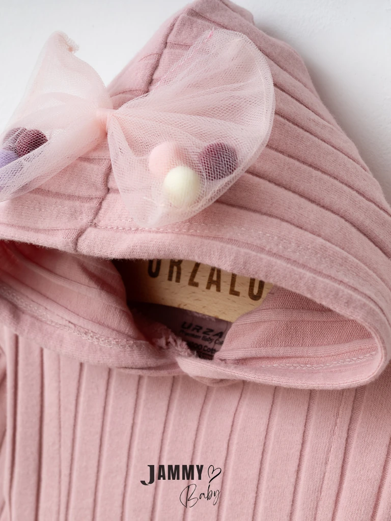 Candy Ponponlu Puffy Elbise-PUDRA