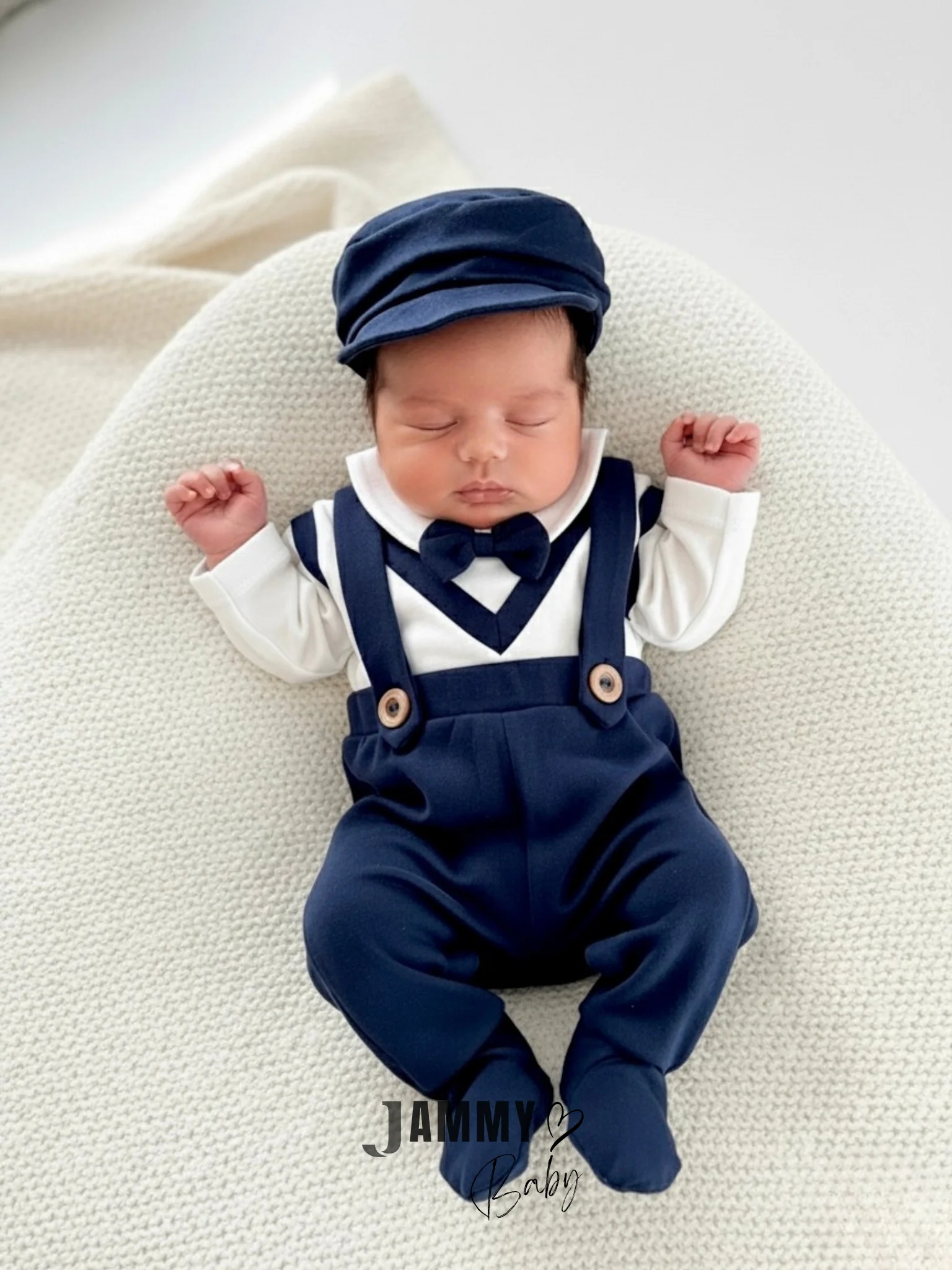 Drew Askılı 5 Parça Yenidoğan Set-LACİVERT