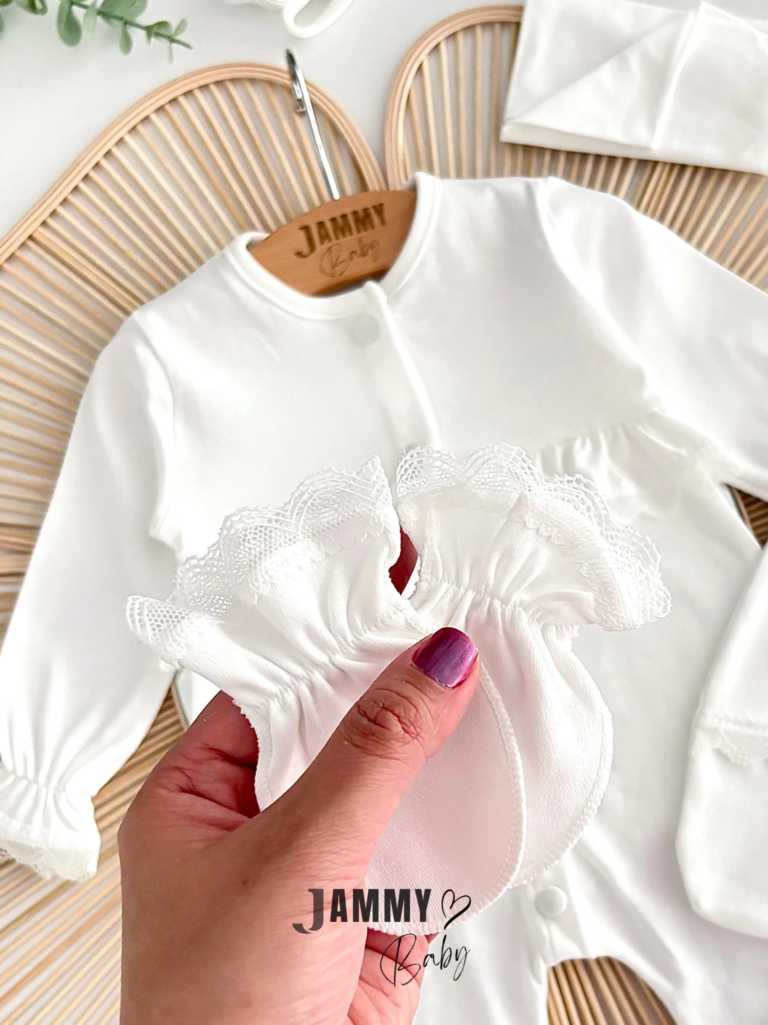 Elegant Dantelli 10 Parça Yenidoğan Set-EKRU