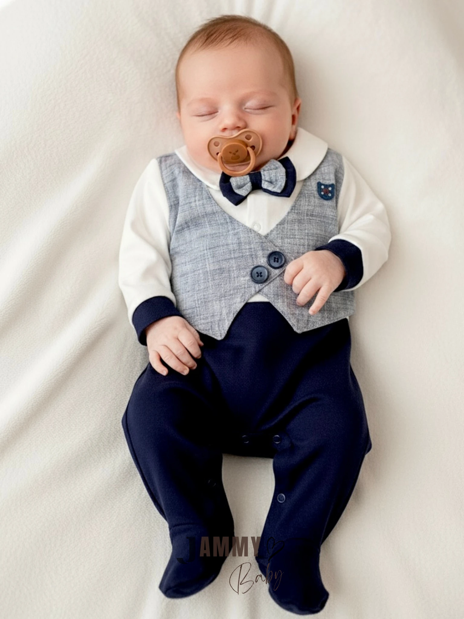 Lowell Yelek Detaylı Mevsimlik Tulum-LACİVERT