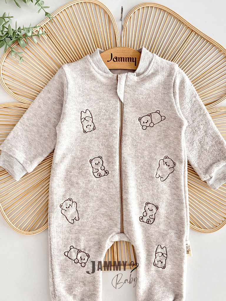 Yumoş Ayıcık Polar Tulum-BEJ