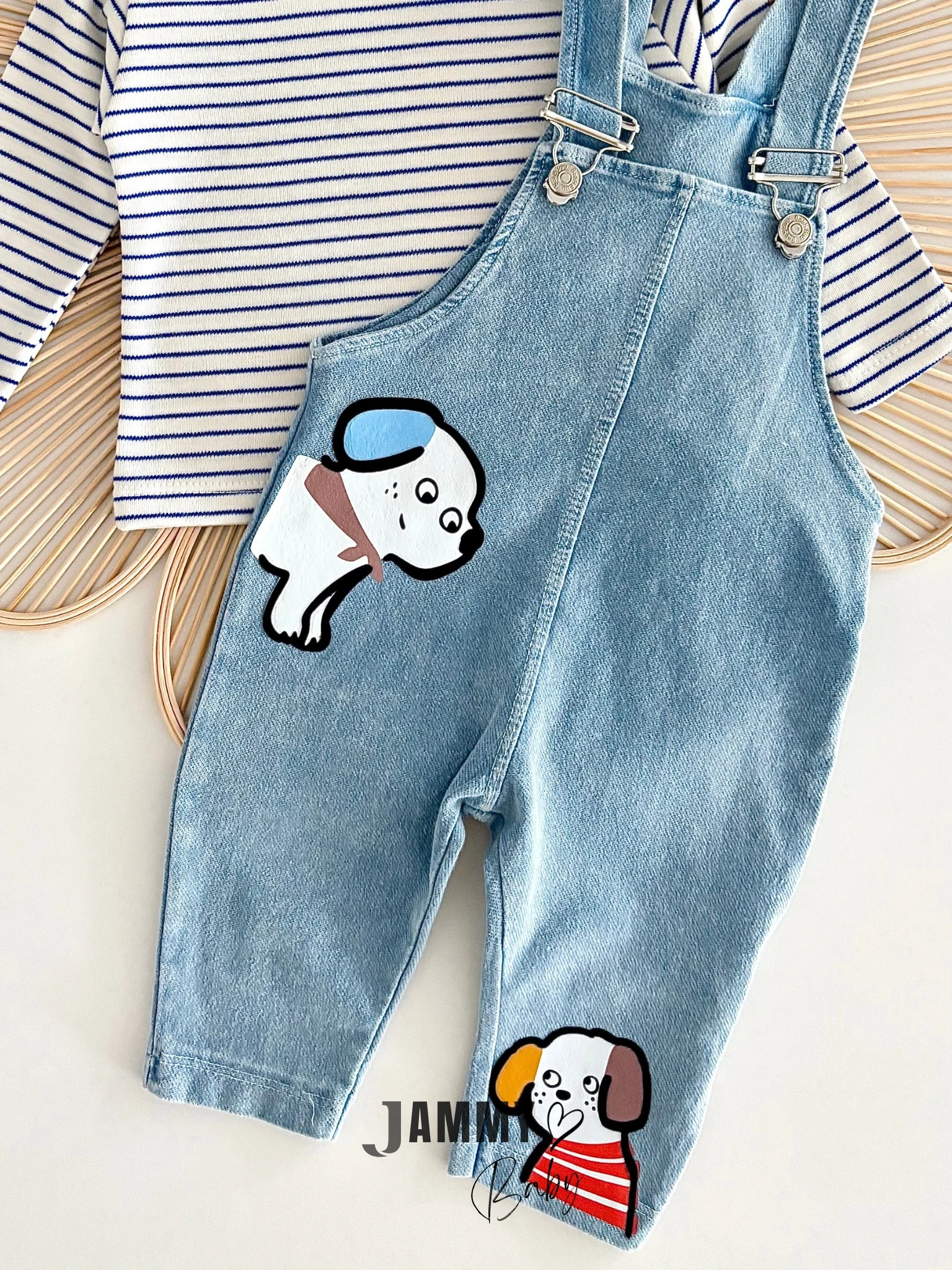 Friends Dog Kot Salopet / Body Set-MAVİ