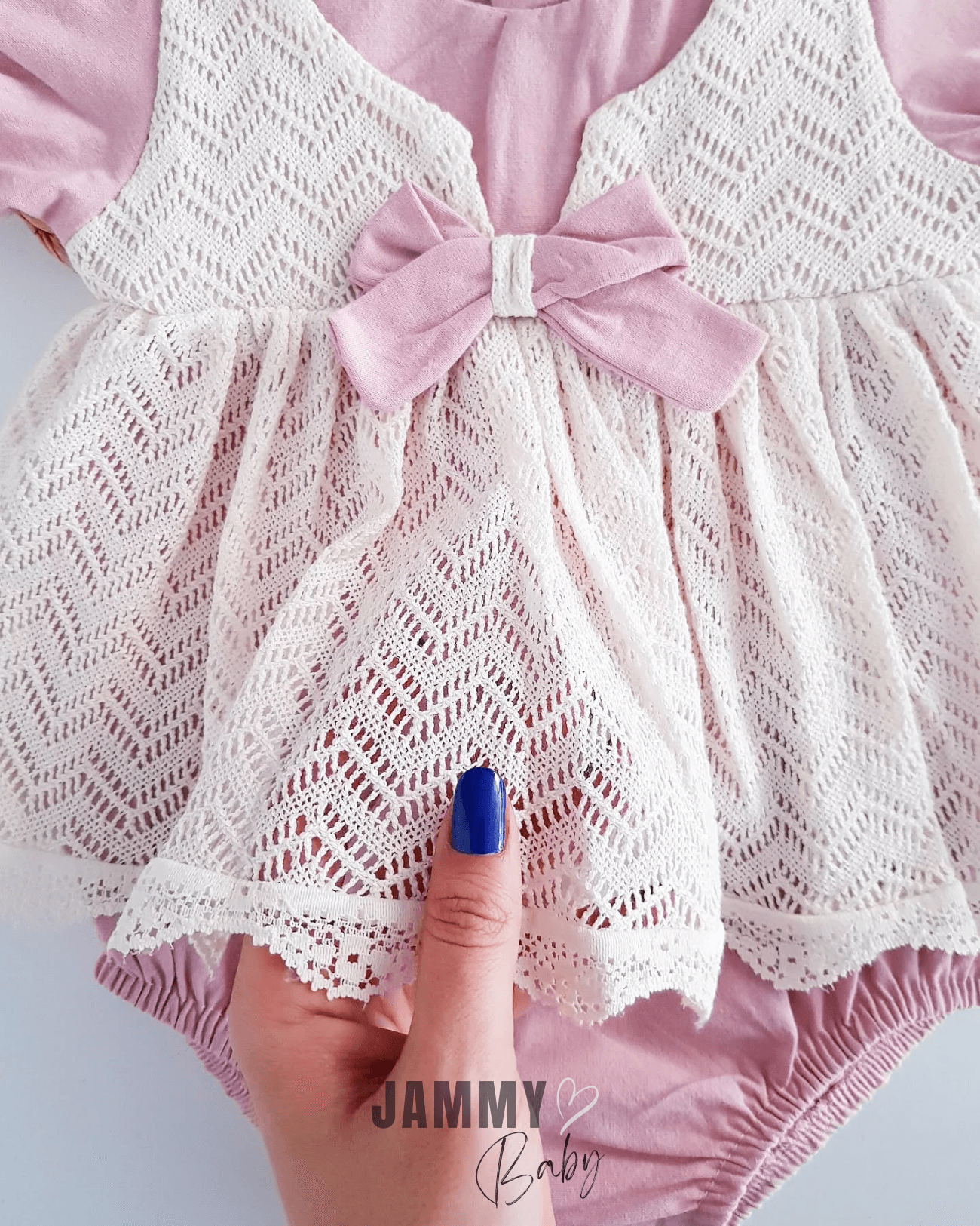 Linon Dantel Detaylı Bodysuit Elbise-GÜL KURUSU