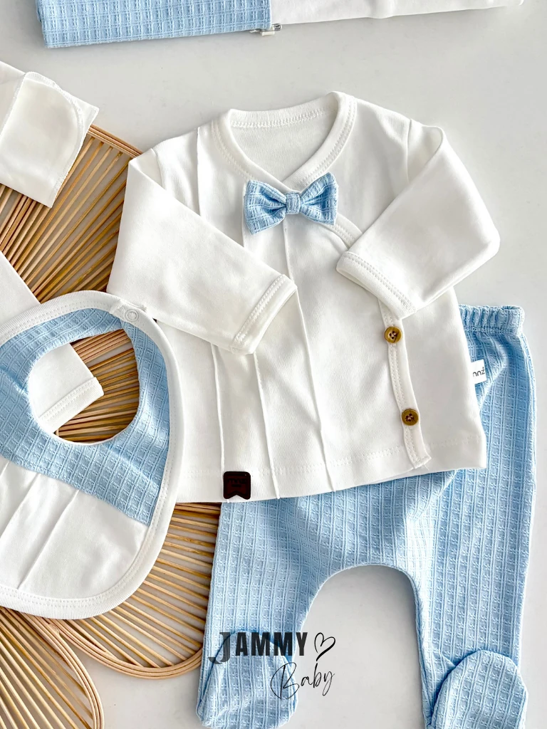 Carlo 10 Parça Yenidoğan Set-AÇIK MAVİ