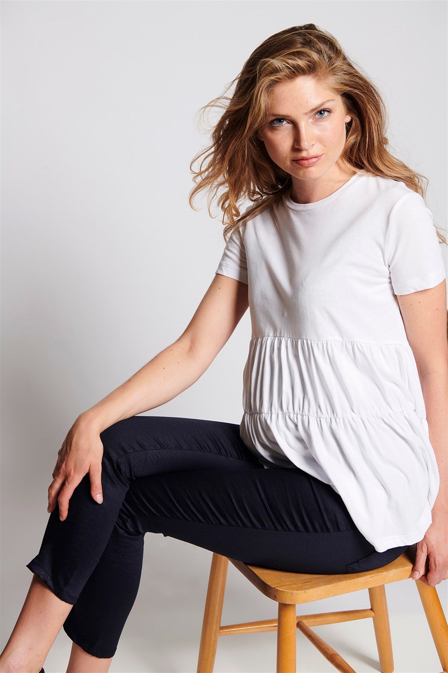 Lucas Hamile Skinny Pantolon - LACİVERT