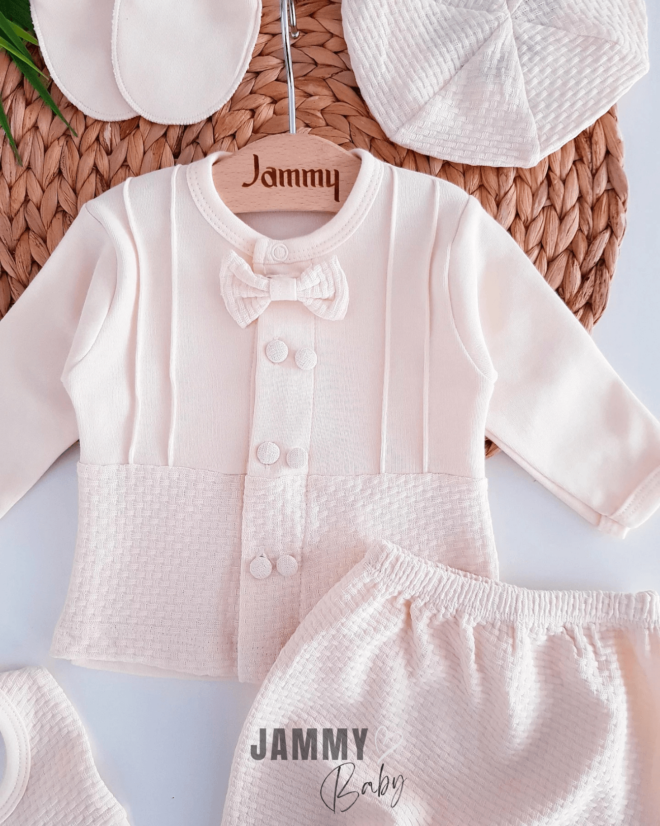 Charısma 5 Parça Yenidoğan Set-KREM