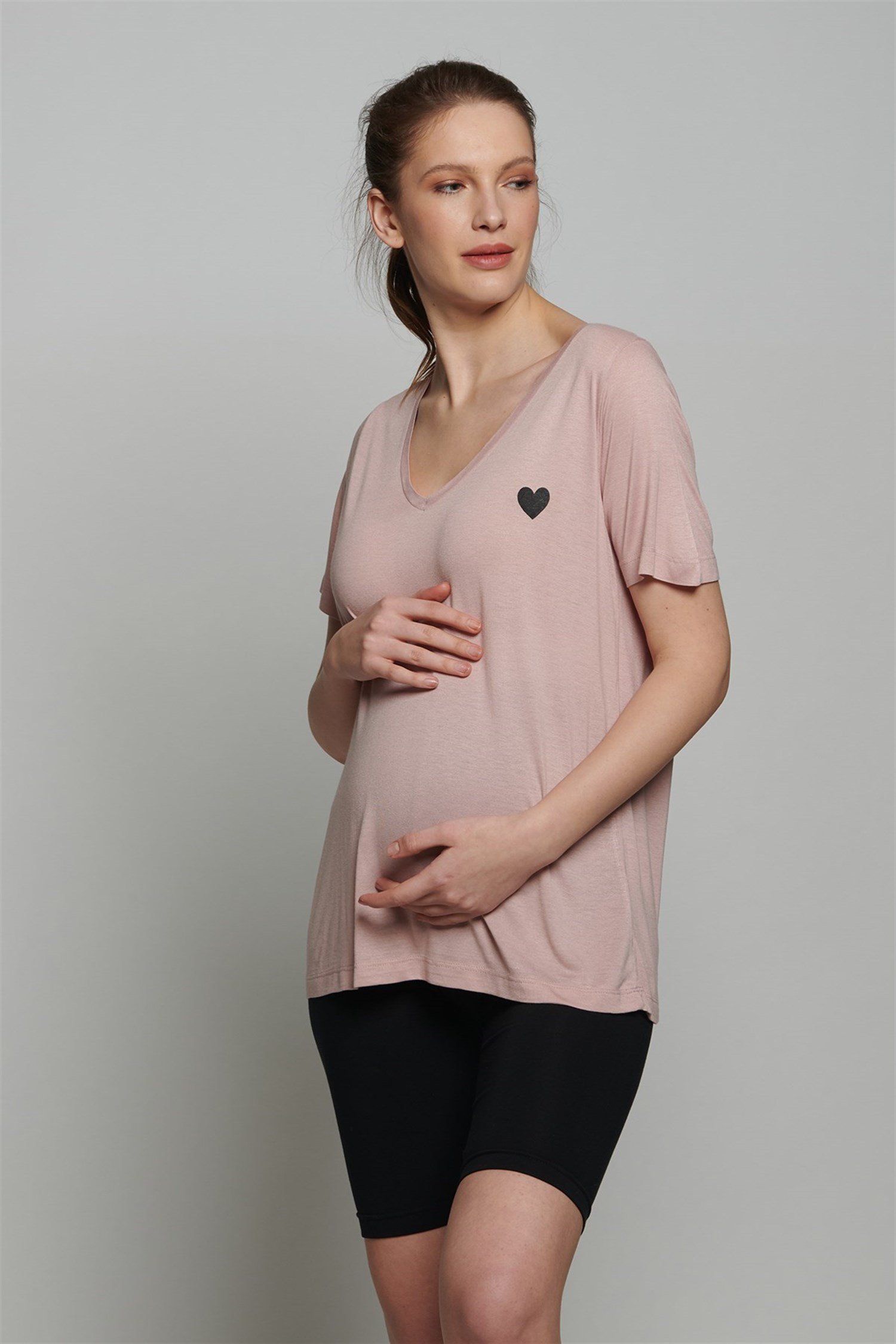 Carmen Şortlu Hamile Takım - PUDRA