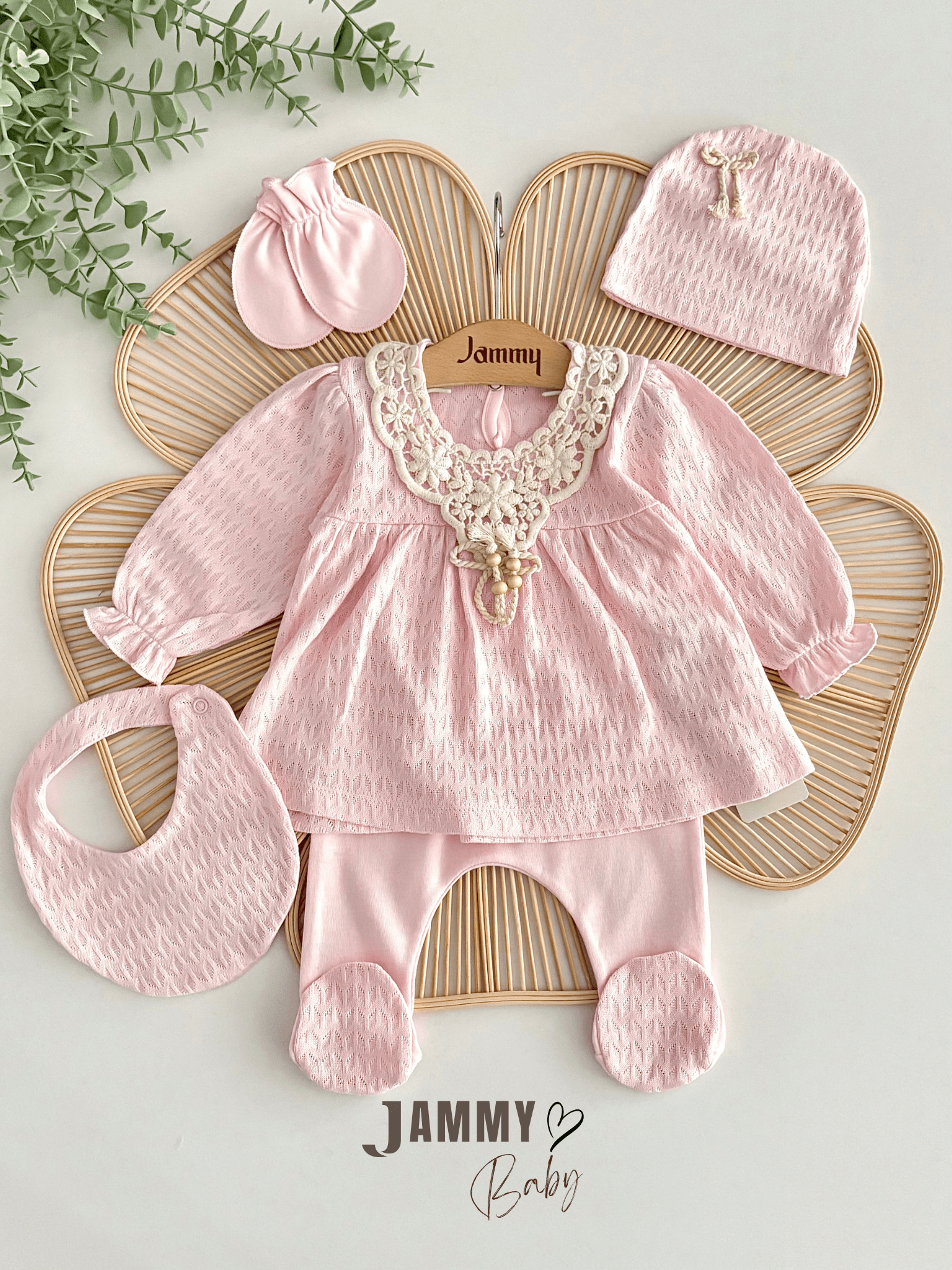 Mia 5 Parça Yenidoğan Set-PEMBE