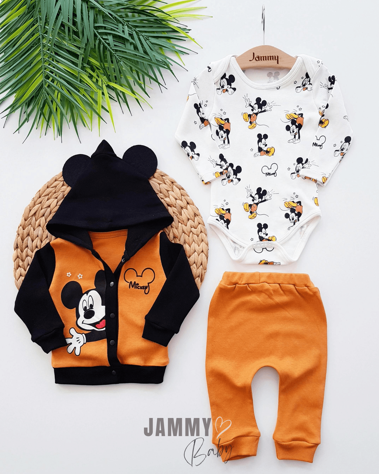 Mickey Mouse Hırkalı Takım-CAMEL