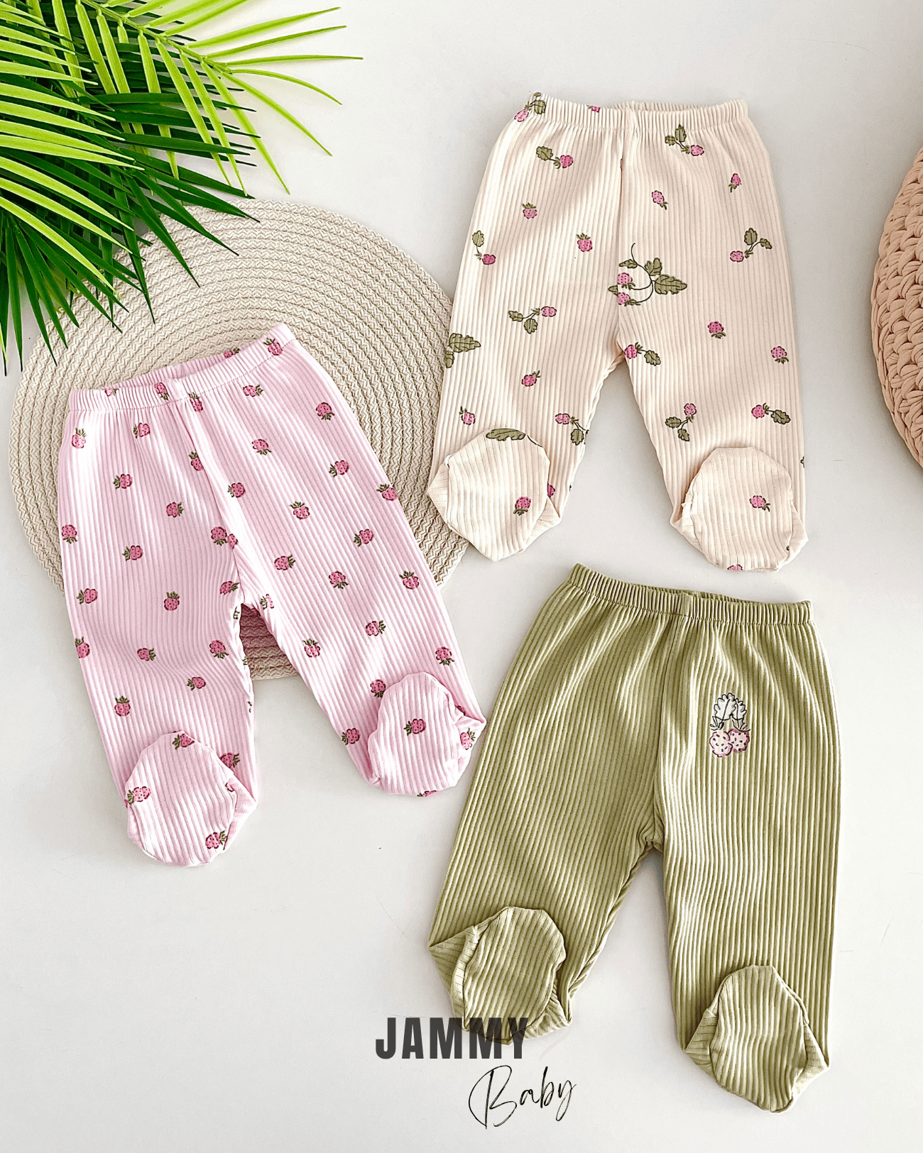 Ahududu Kaşkorse 3'lü Pantolon Set-RENKLİ
