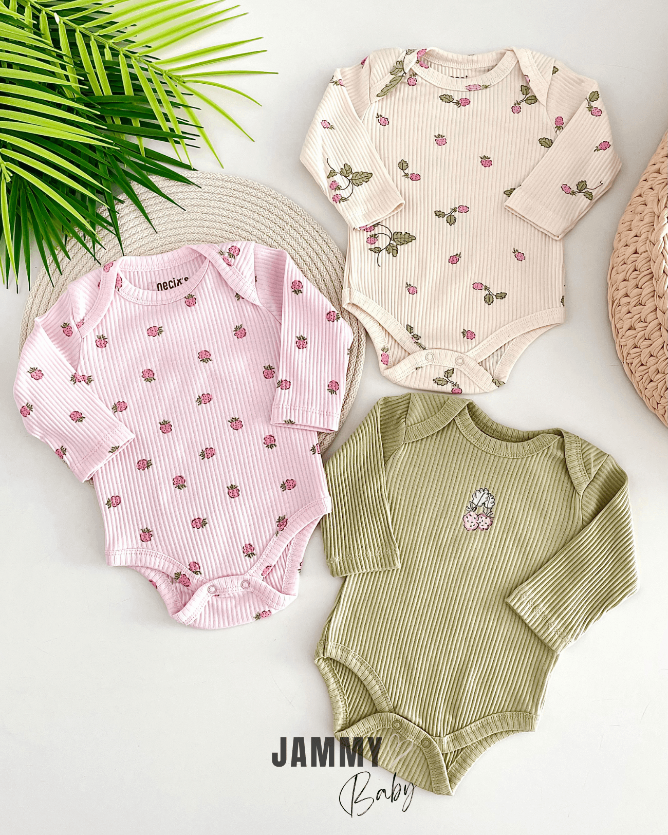 Ahududu Kaşkorse 3'lü Body Set-RENKLİ