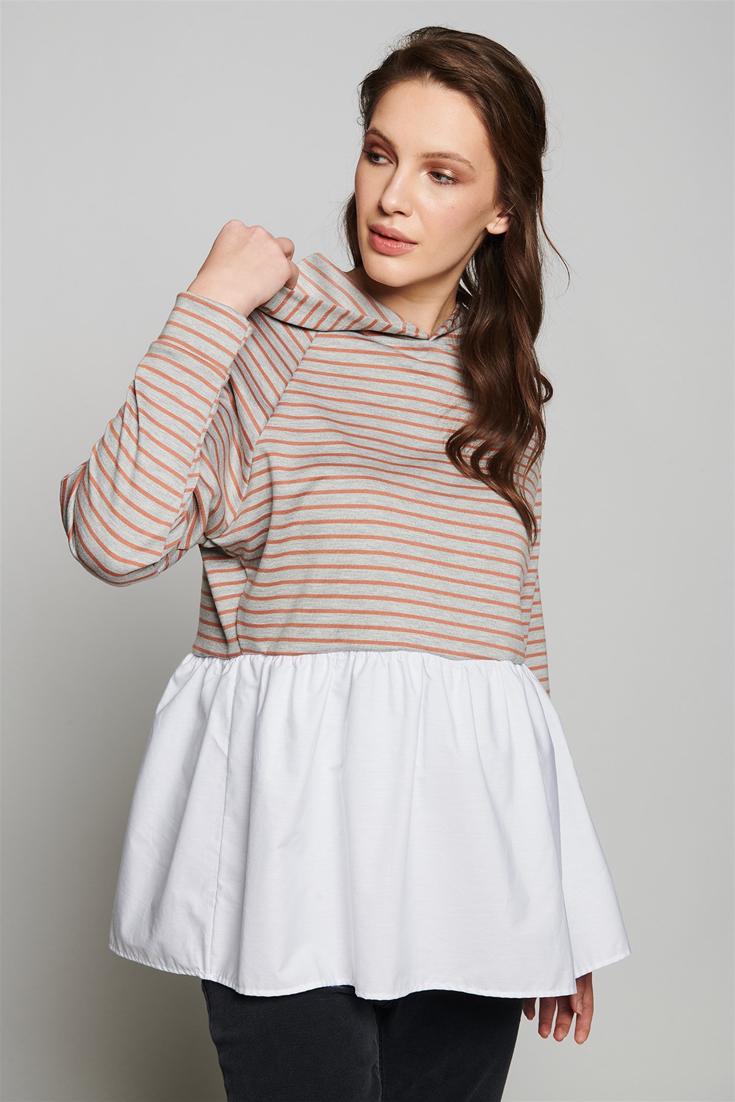 Emily Hamile Sweat - GRİ