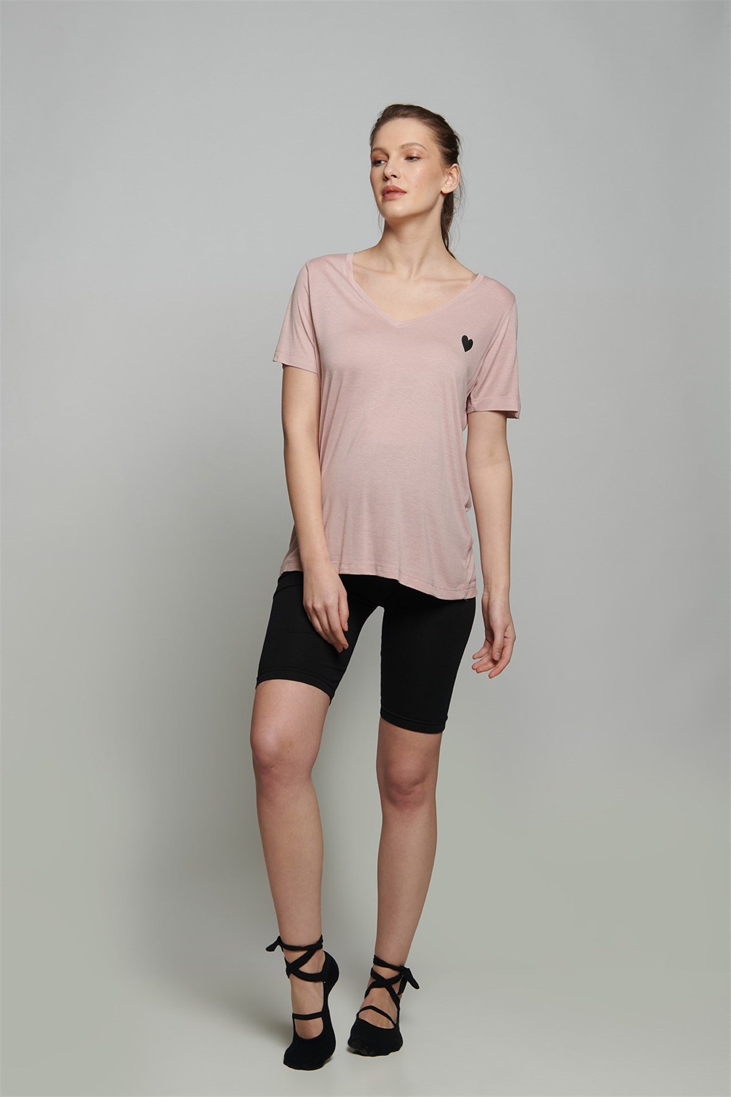 Carmen Şortlu Hamile Takım - PUDRA