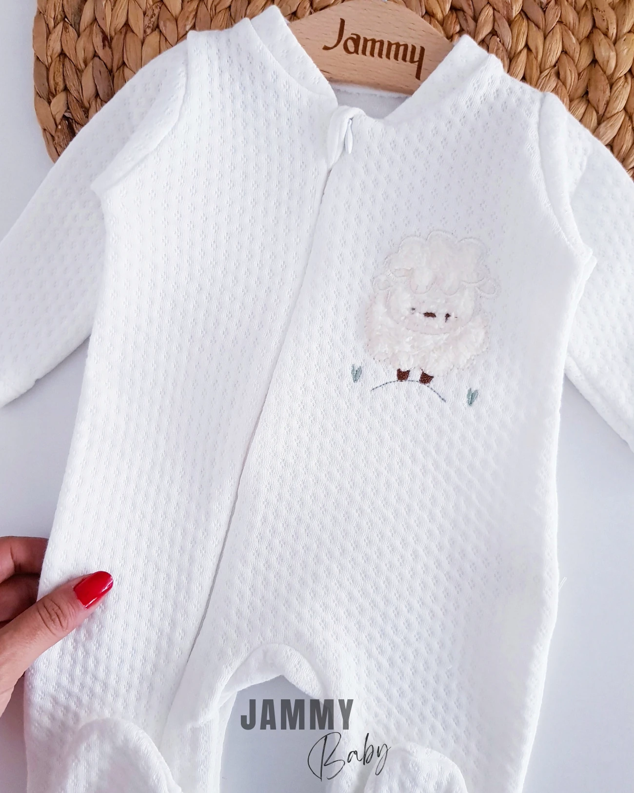 Kuzucuk Kapitone Fermuarlı Tulum-BEYAZ