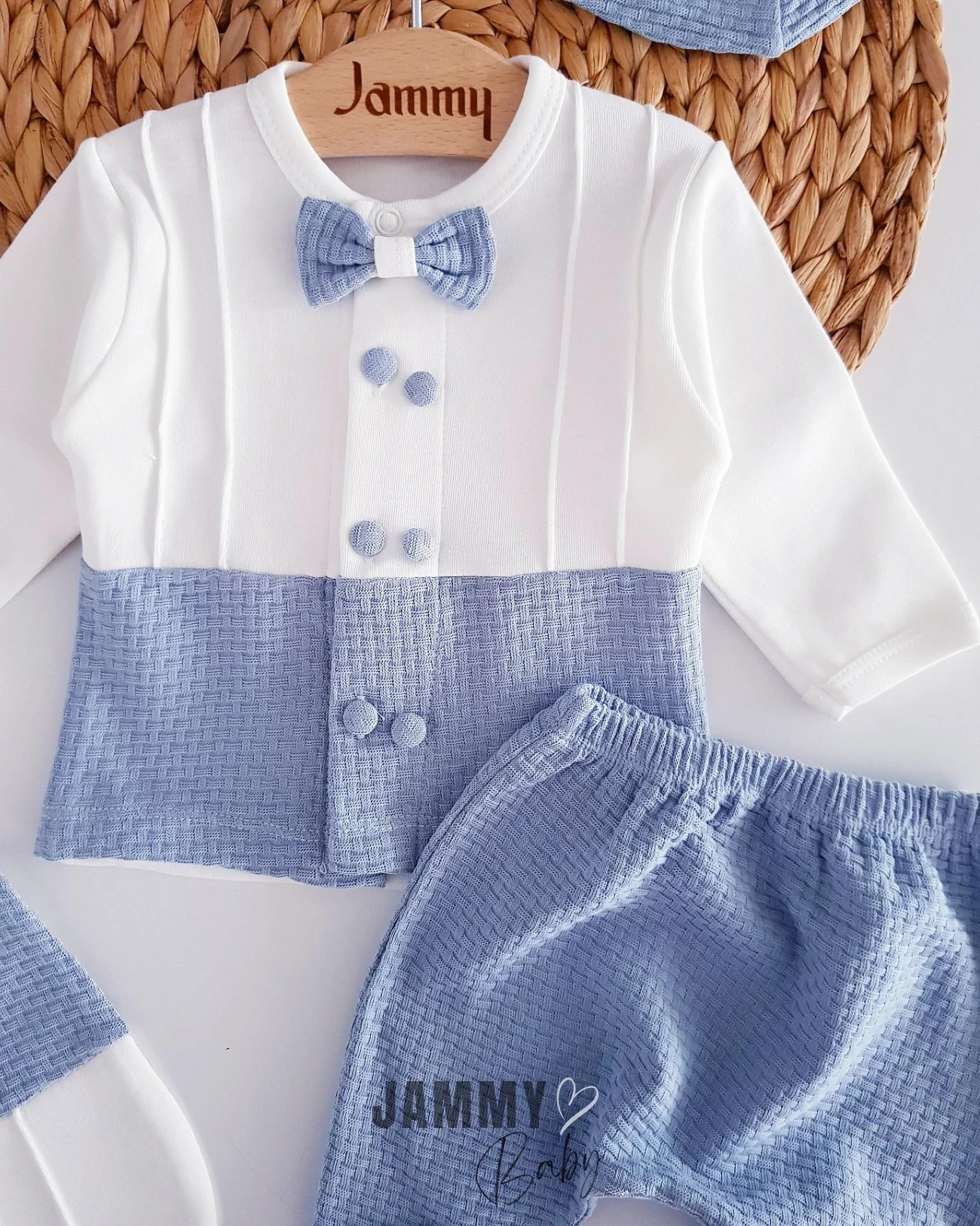 Charısma 5 Parça Yenidoğan Set-MAVİ