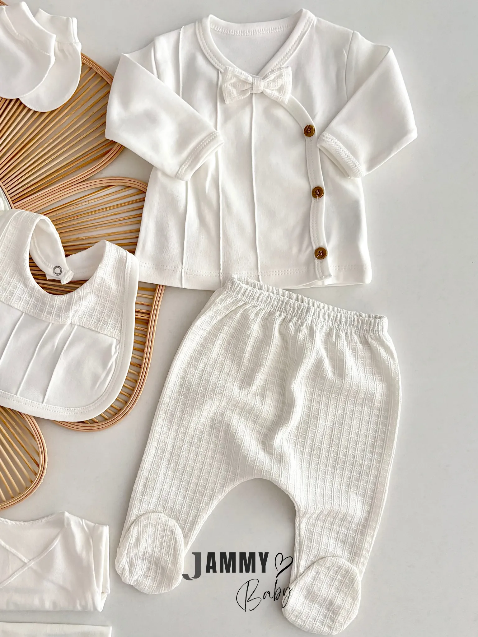 Carlo 10 Parça Yenidoğan Set-EKRU