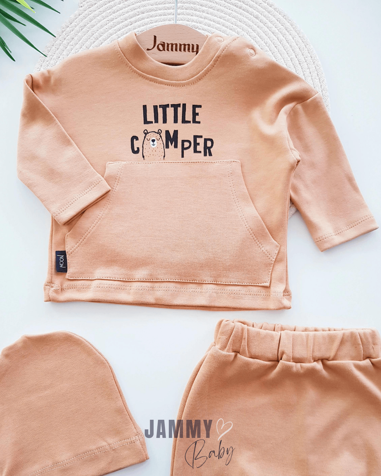 Little Comper Mevsimlik 3'lü Takım-KAHVERENGİ