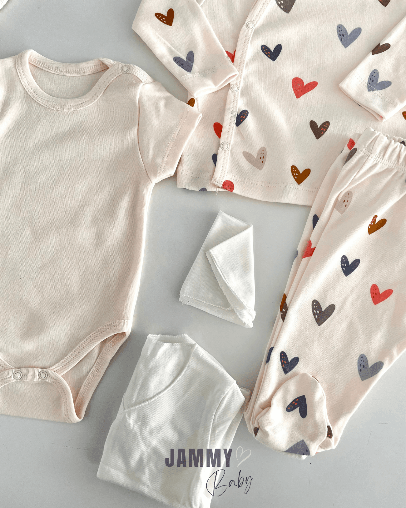 Small Heart 's 10 Parça Yenidoğan Set-KEMİK