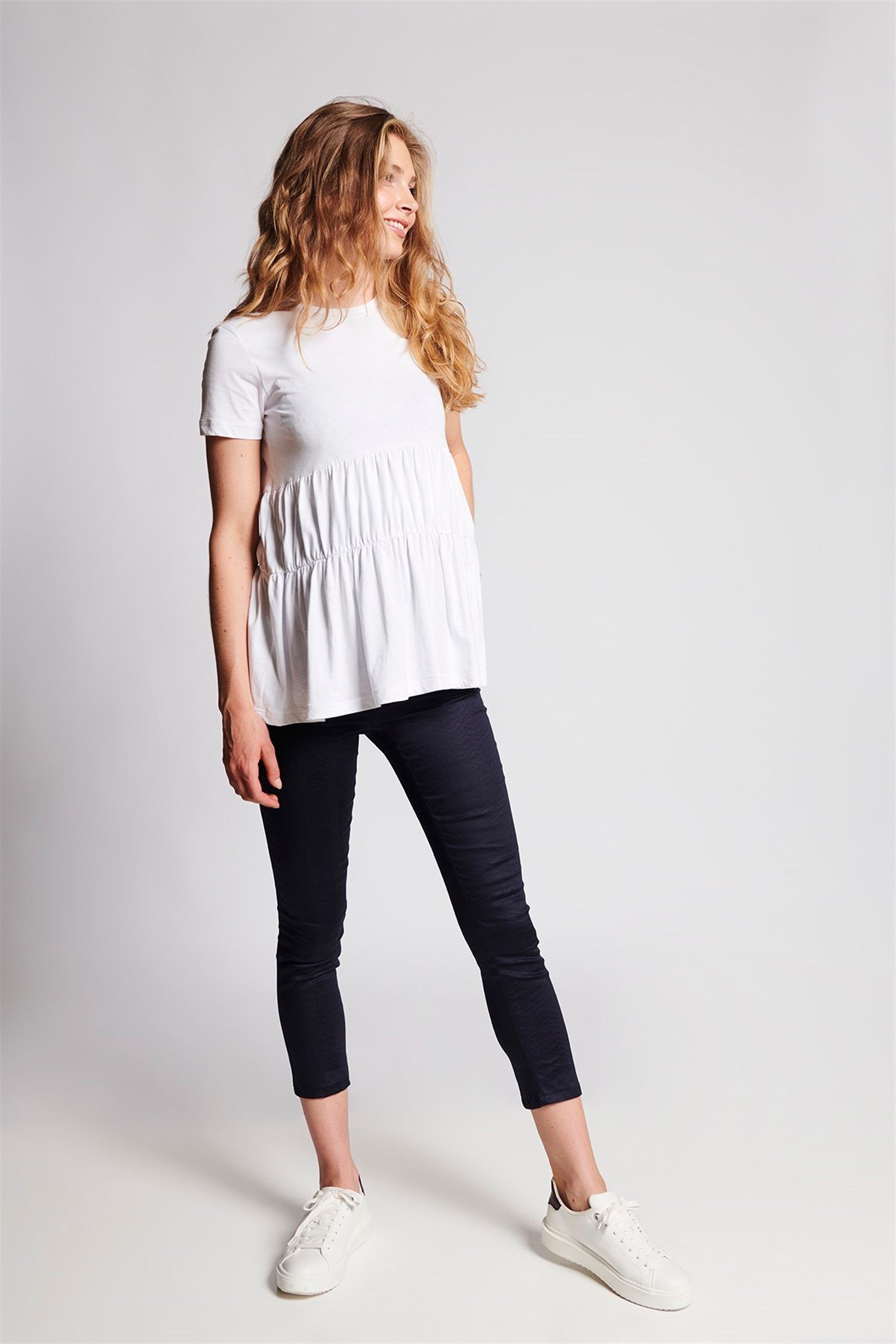 Lucas Hamile Skinny Pantolon - LACİVERT