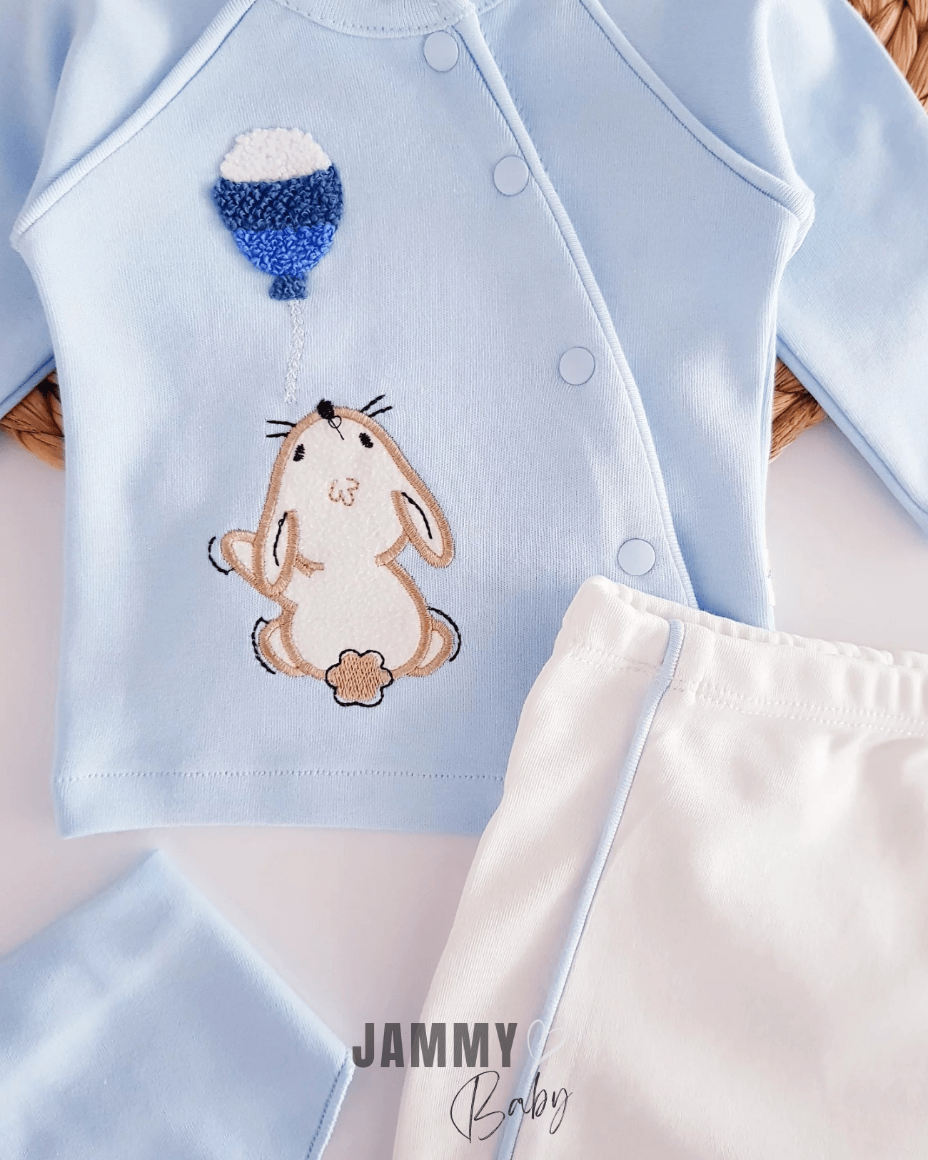 Balloon Rabbit's 5 Parça Yenidoğan Set-AÇIK MAVİ