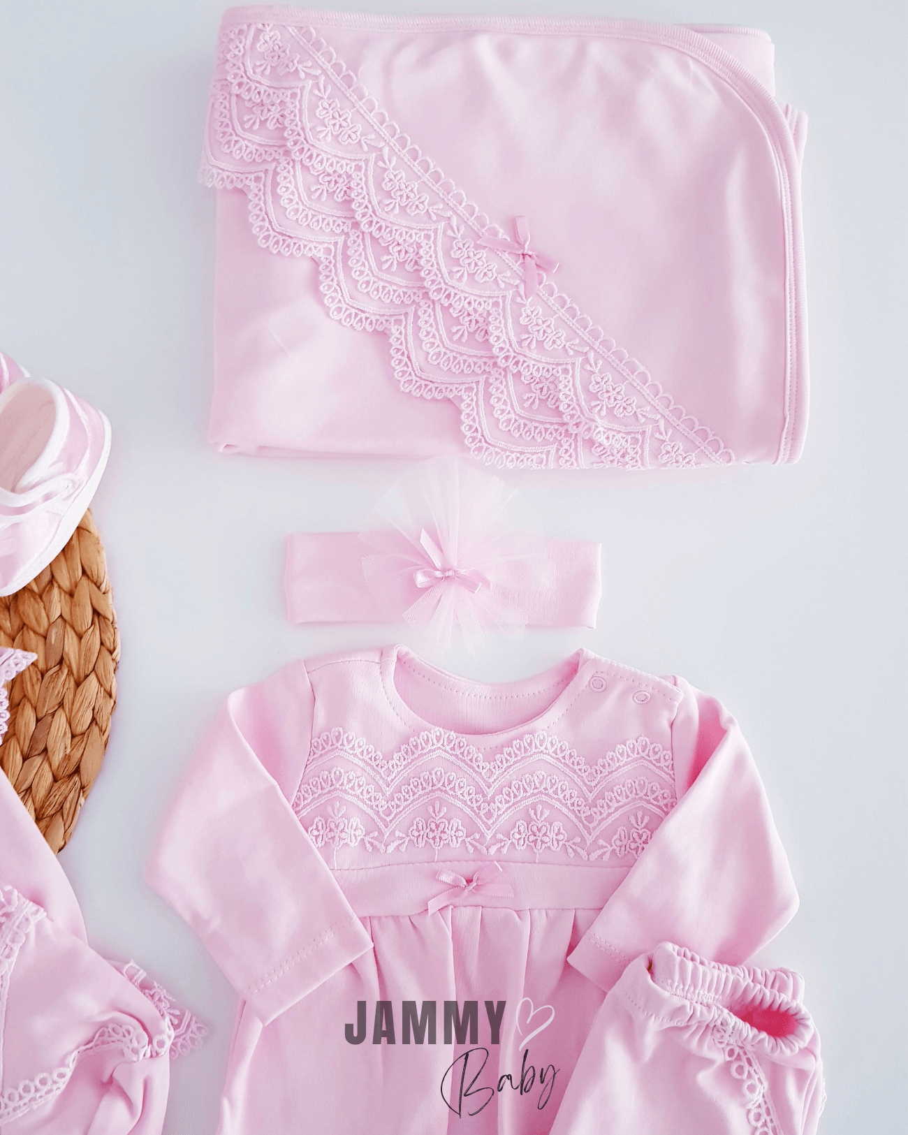 Carmen 11 Parça Hastane Çıkış Seti - PEMBE