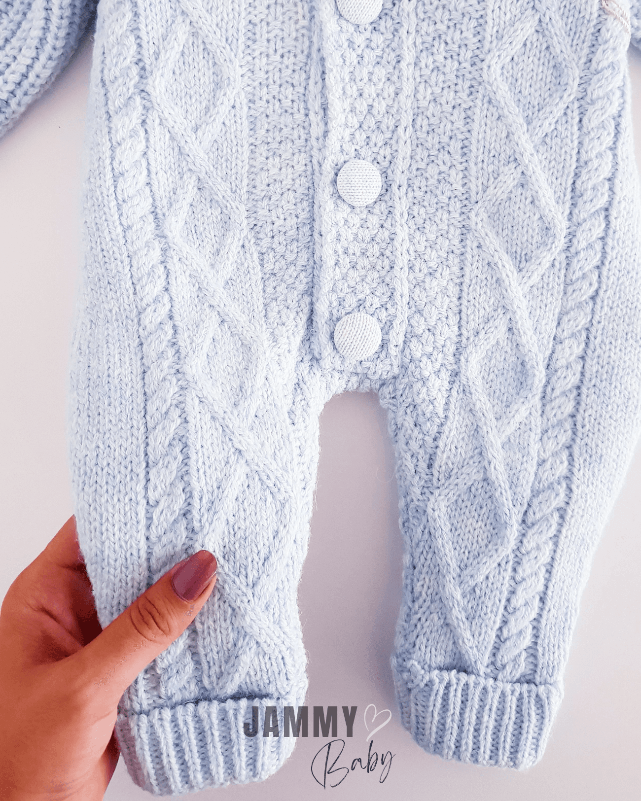 Luxury Collection Kürk Kapüşonlu Triko Yün Kozmonot-MAVİ
