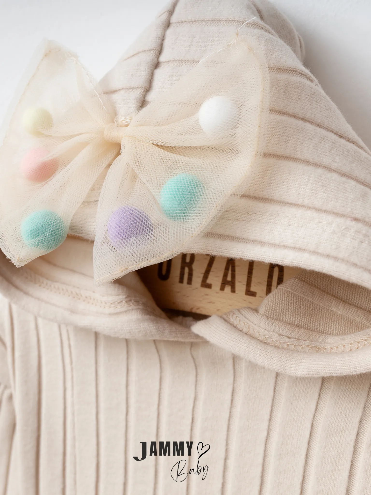 Candy Ponponlu Puffy Elbise-VANİLYA