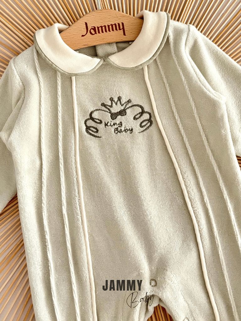 King Baby Kadife Tulum-MİNT YEŞİLİ