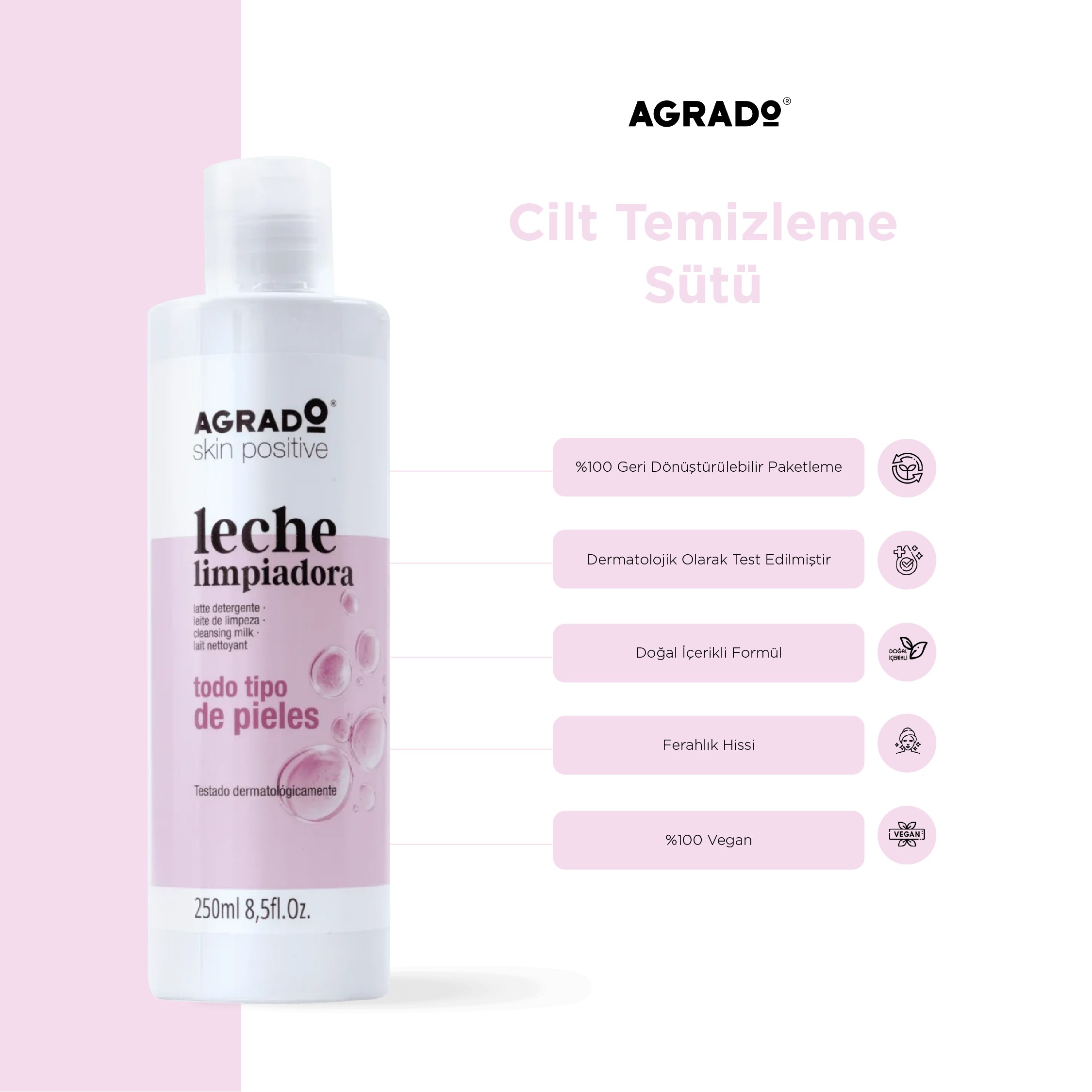 Cilt Temizleme Sütü (250ml)