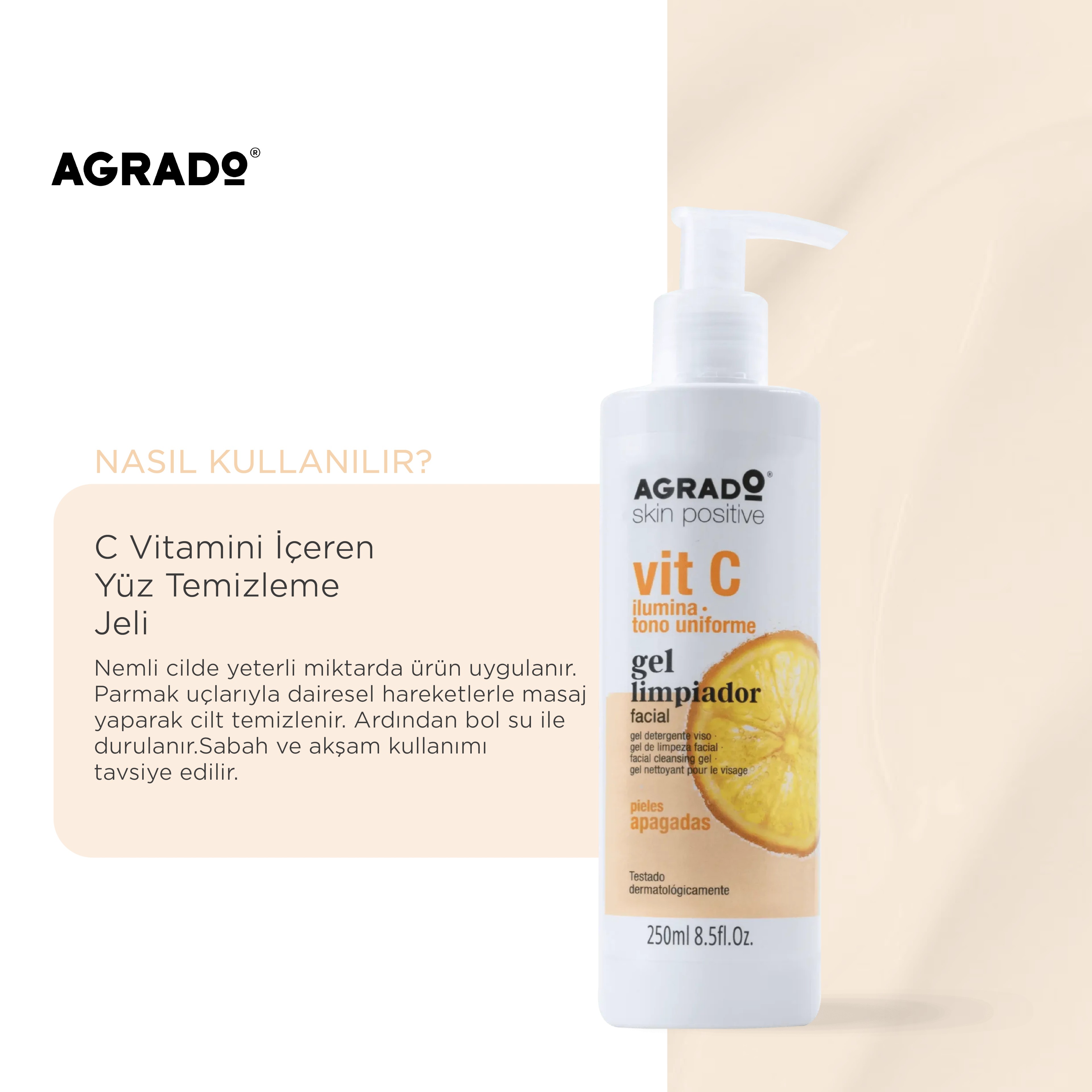 C Vitaminli Yüz Temizleme Jeli (250ml)