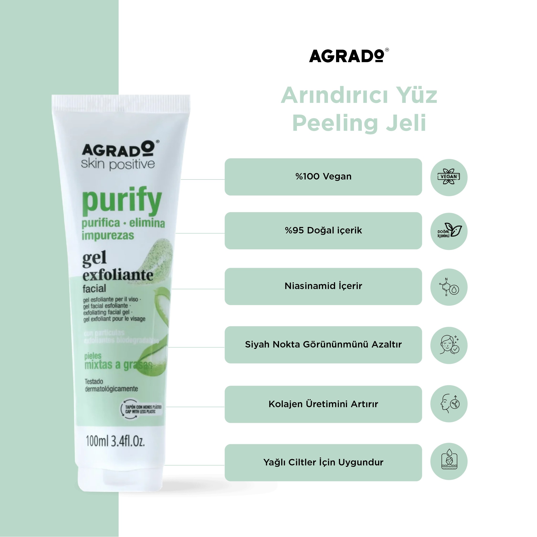 Arındırıcı Yüz Peeling Jeli (100ml)