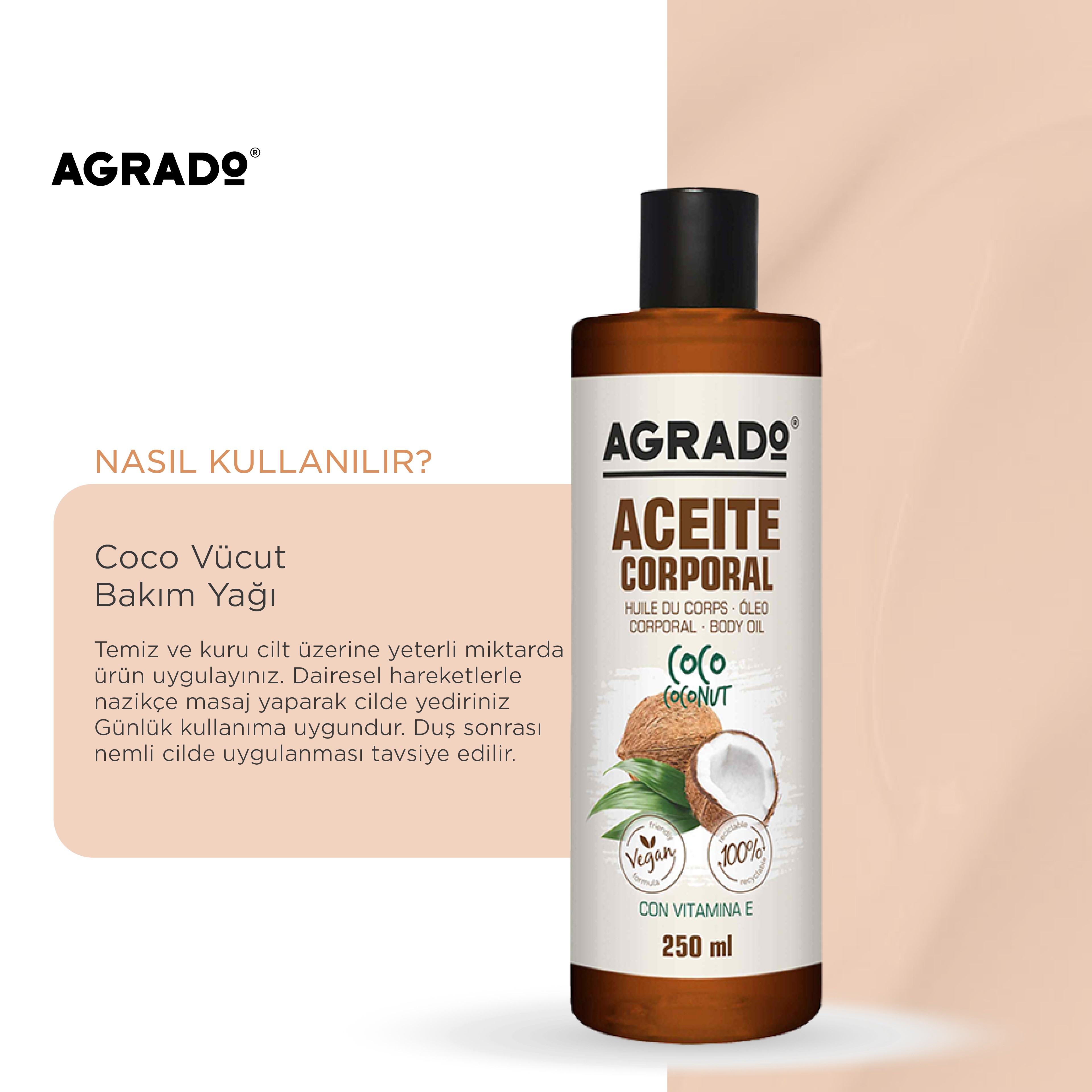 Coco Vücut Bakım Yağı (250ml)