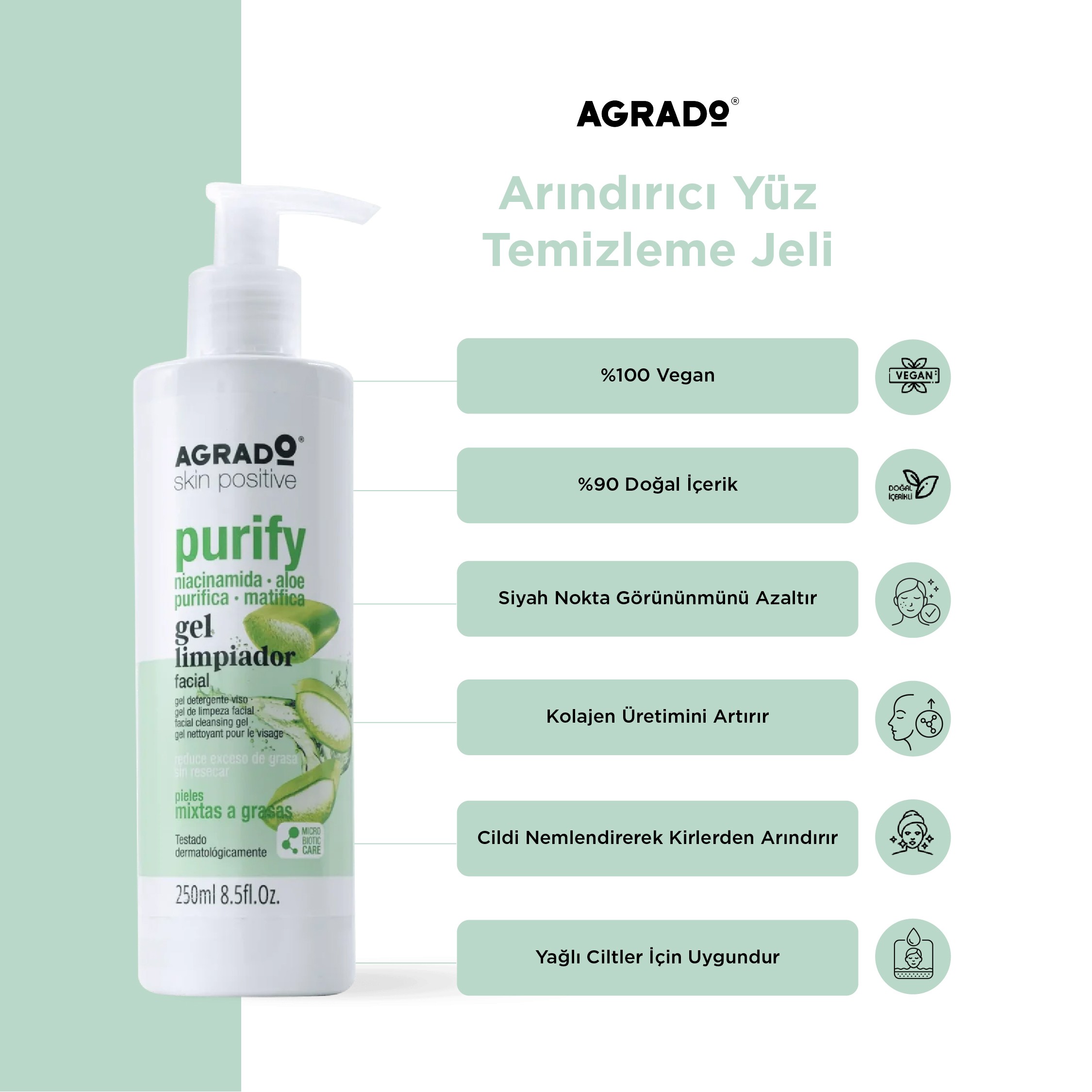 Arındırıcı Yüz Temizleme Jeli (250ml)