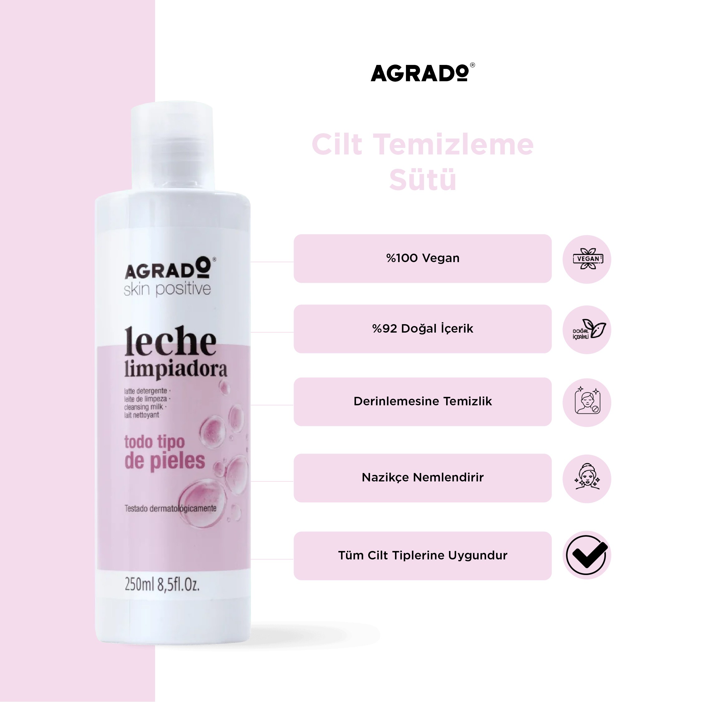 Cilt Temizleme Sütü (250ml)