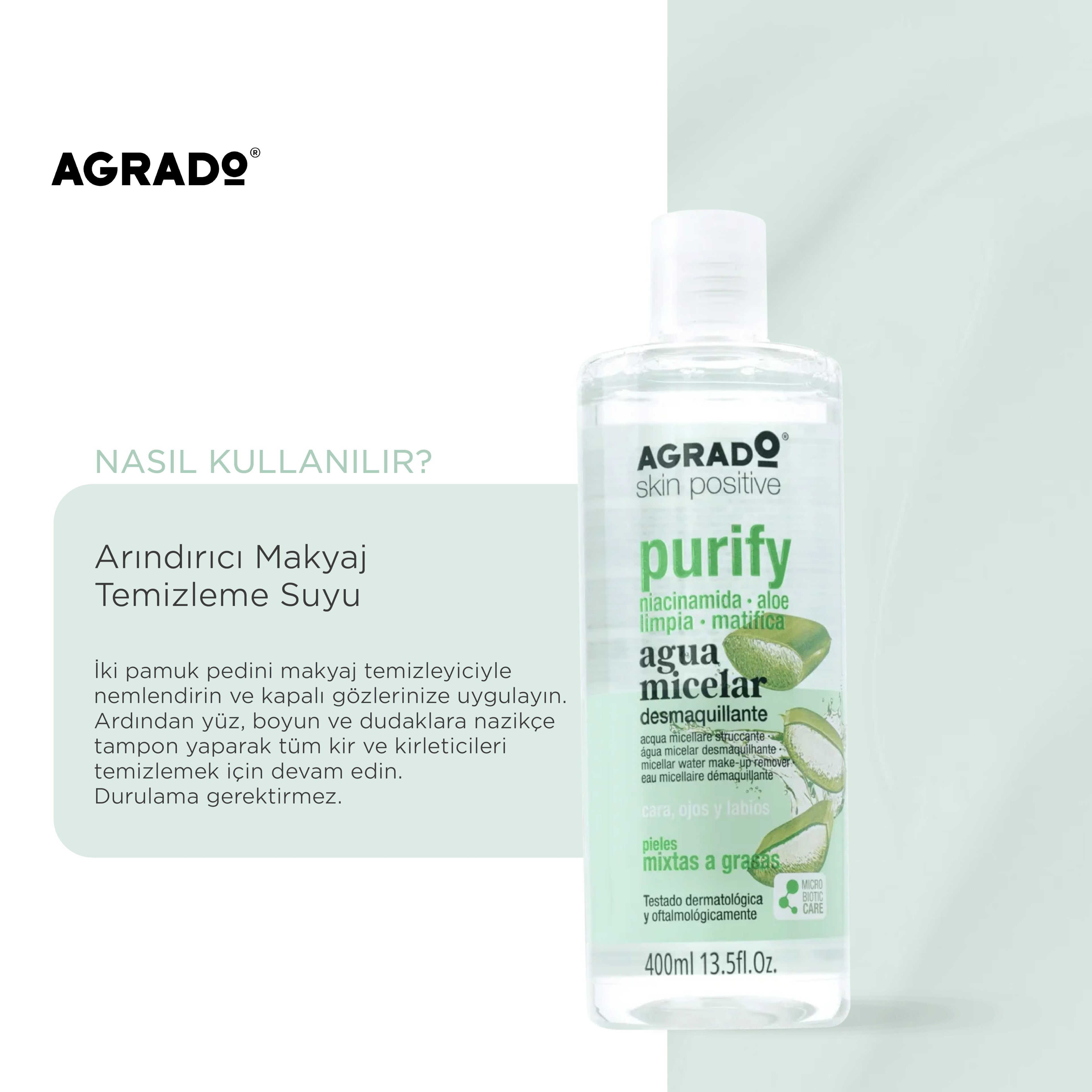 Arındırıcı Makyaj Temizleme Suyu (400ml)
