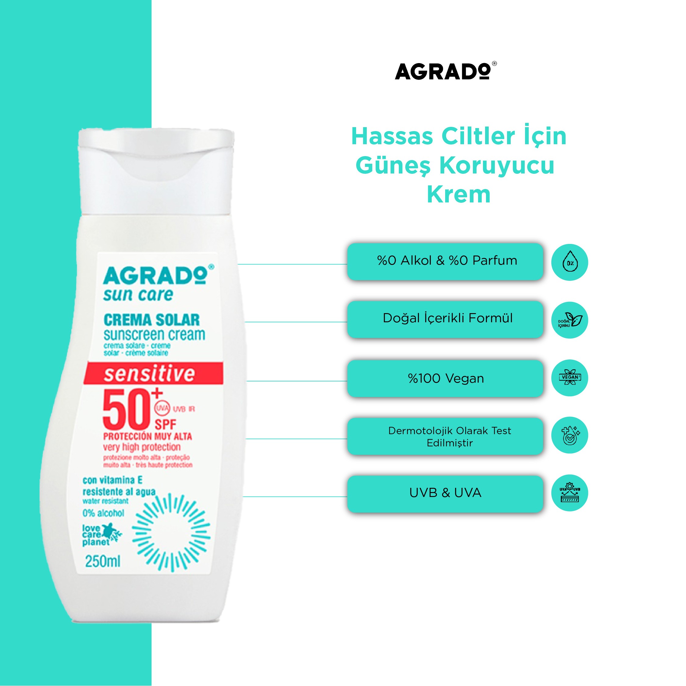 Hassas Ciltler için Güneş Koruyucu Krem