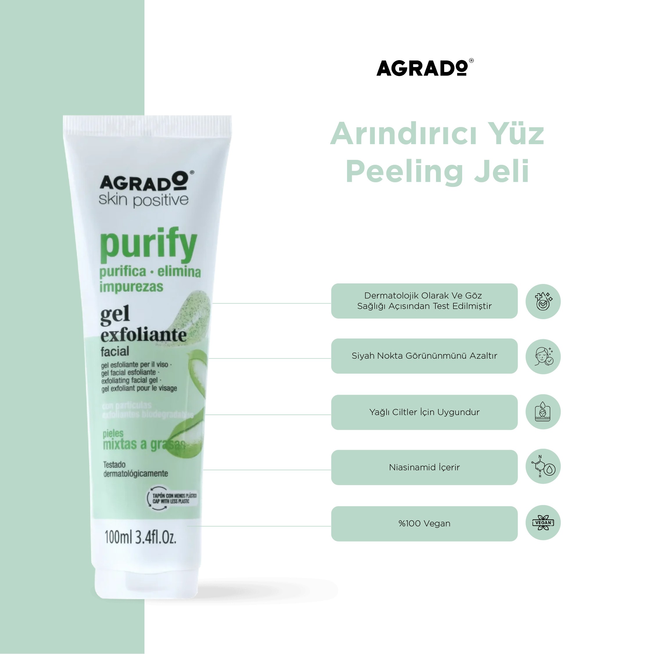 Arındırıcı Yüz Peeling Jeli (100ml)