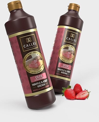 Callei Çilek Waffle Sos 1 Kg
