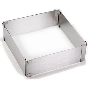 AYARLANABİLİR KARE METAL KEK KALIBI ( STANDART )