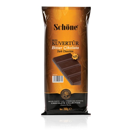 OVALETTE BİTTER MİNİ KUVERTÜR ÇİKOLATA 200 GR