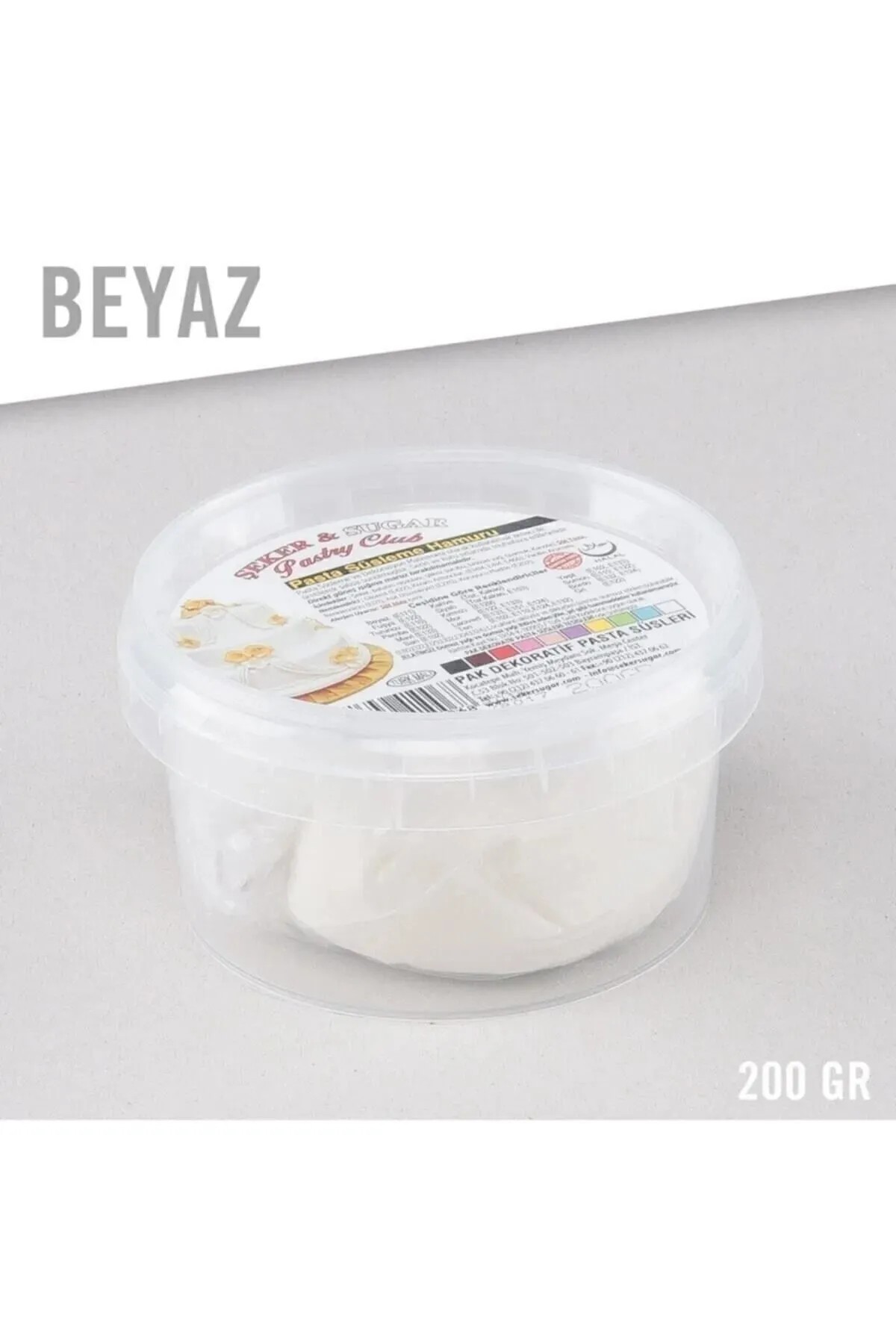ŞEKER & SUGAR Şeker Hamuru Tüm Renkler 200 Gr