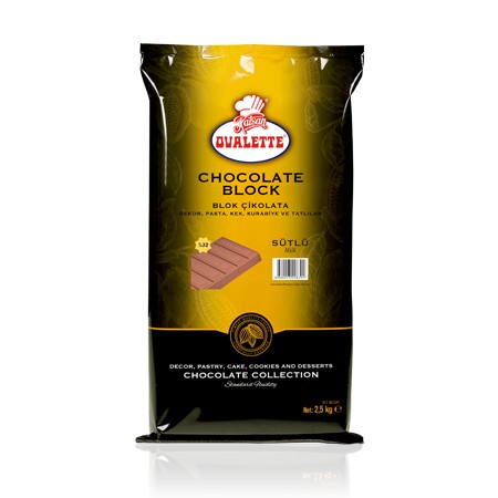 Ovalette Sütlü Çikolata Kuvertür %32  2,5 Kg
