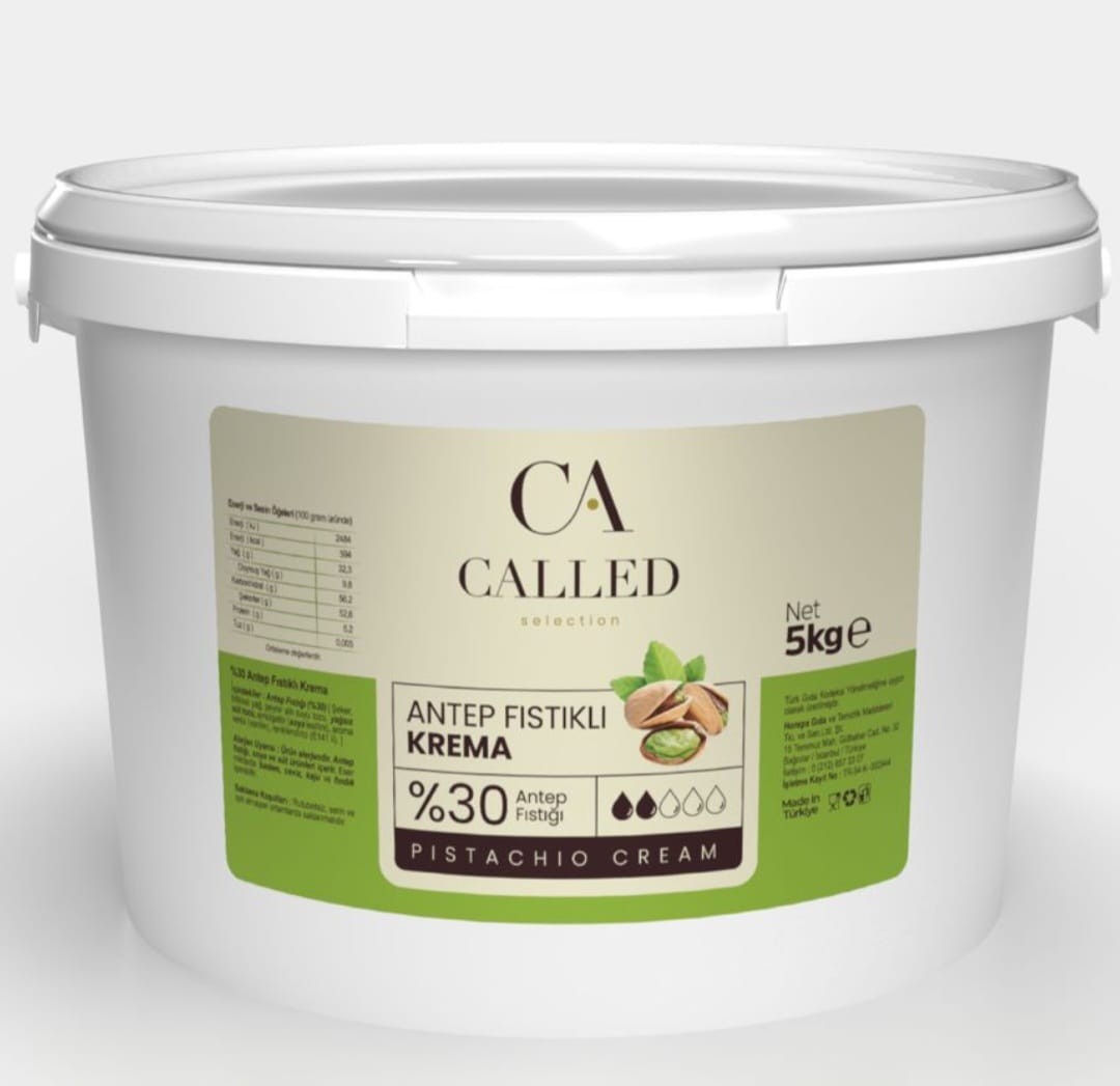 CALLED ANTEP FISTIKLI KREMA ( PİSTACHİO CREAM ) %30  5 KG