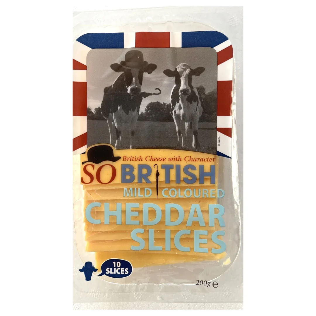 SO BRITISH Cheddar Dilimli 200 Gr