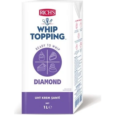 RICH Diamond UHT Krem Şanti 1 Lt