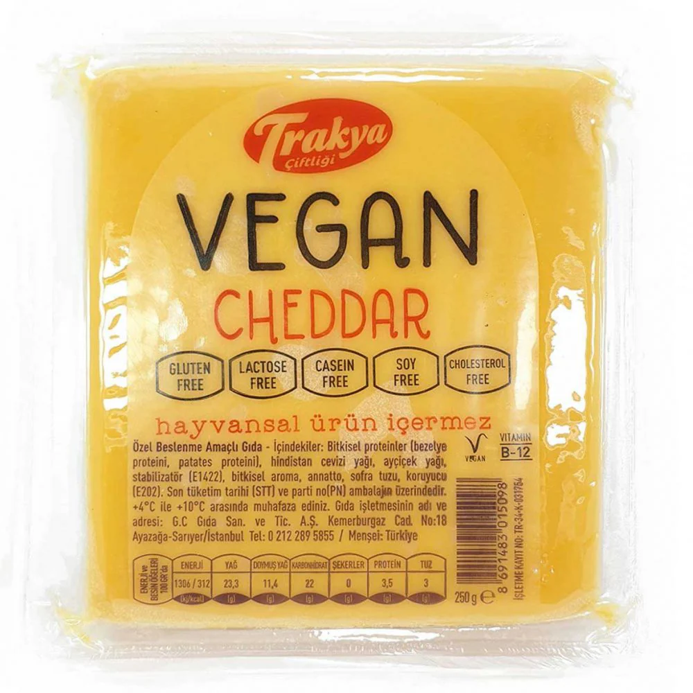 TRAKYA ÇİFTLİĞİ Vegan Chedar Tadında 250 Gr