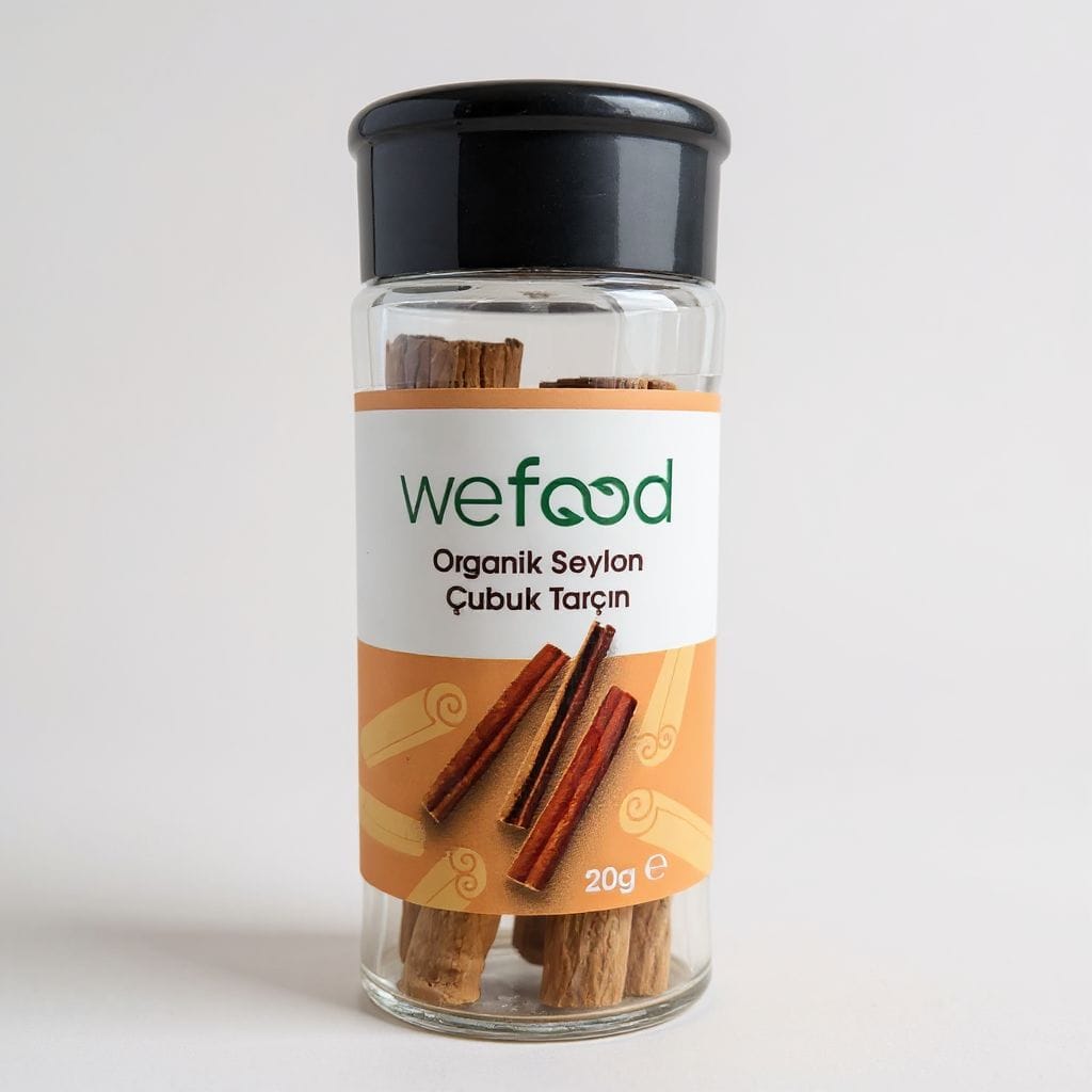 Wefood Organik Seylon Çubuk Tarçın 20G