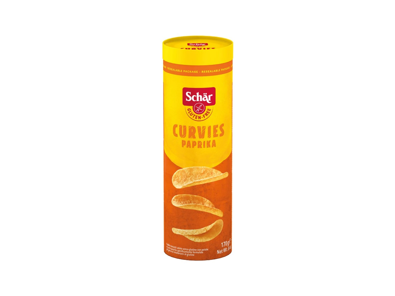 Schar Curvies Paprika Glutensiz Patates Cipsi 170 Gr