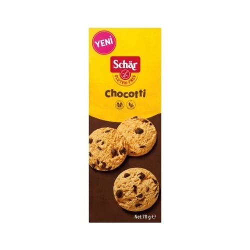 Schar Chocotti Glutensiz Damla Çikolatalı Kurabiye 70 g