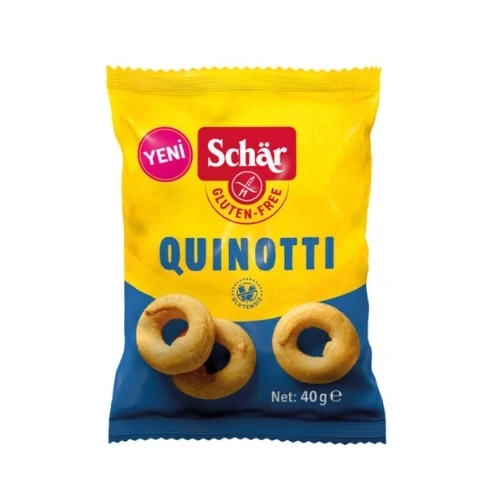 Schar Quinotti Glutensiz Kinoalı Halka Kraker 40g